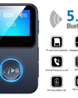 Mini C33 Bluetooth MP3 Player Portable Sport Lossless Sound HIFI Music Player US