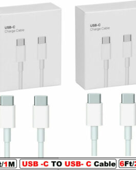 3/6Ft Fast Charging USB C to USB C Cable Type C Charger Cord For Samsung MacBook