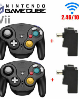 2Pack Wireless Game Controller With Adapter For Gamecube Retro Classic GC NGC US