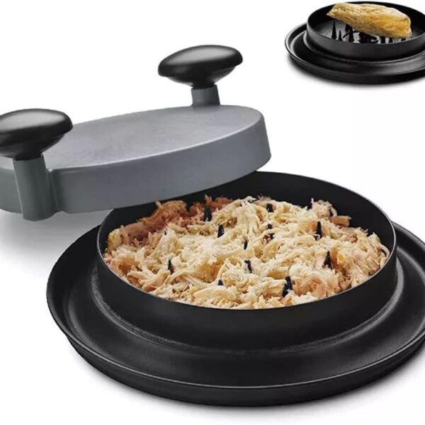 Manual Plastic Meat Shredder Shred Machine Bear Claws Chicken Shredding Tool with Handles (Black, Medium=)