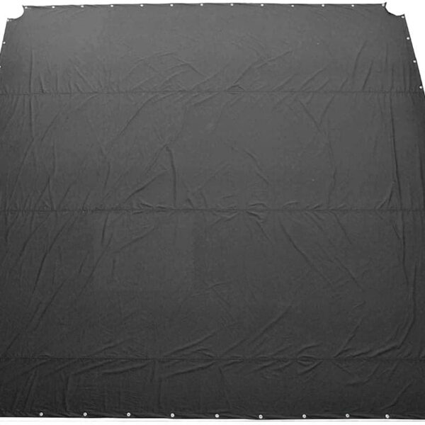 MMA Floor Ring Canvas Training Mat Cover for Gym and Home Boxing, Wrestling, Mixed Martial Arts, Gymnastics, Karate, Muay Thai, Judo, Jiu Jitsu, Fighting Men and Women- Black