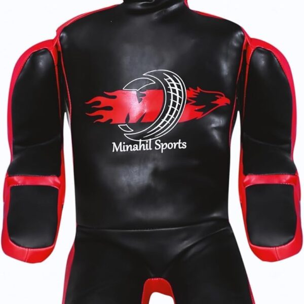 Sitting Vinyl Grappling Dummy for Submission Drills Leg Locks, Ankle Locks, Heel Hooks, Boxing, BJJ Jiu Jitsu, Wrestling and self-Defense Training Unfilled 180cm